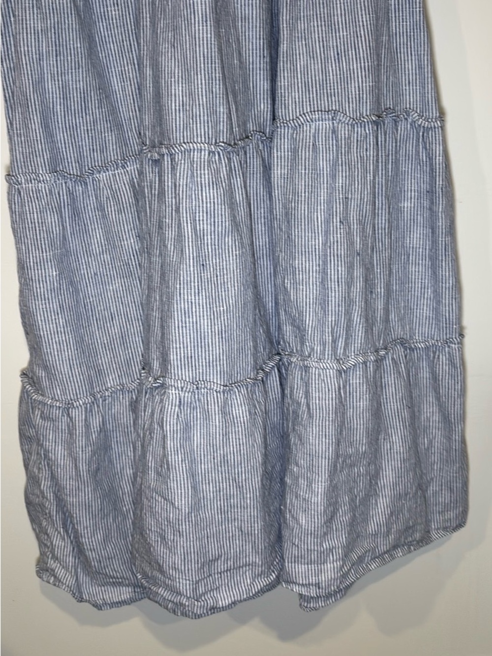 Quince Striped Smocked Maxi Dress with Ruffled Straps - Picture 10 of 10